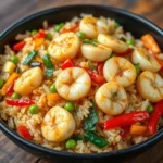 How to Add Scallops to a Stir Fried Rice Recipe