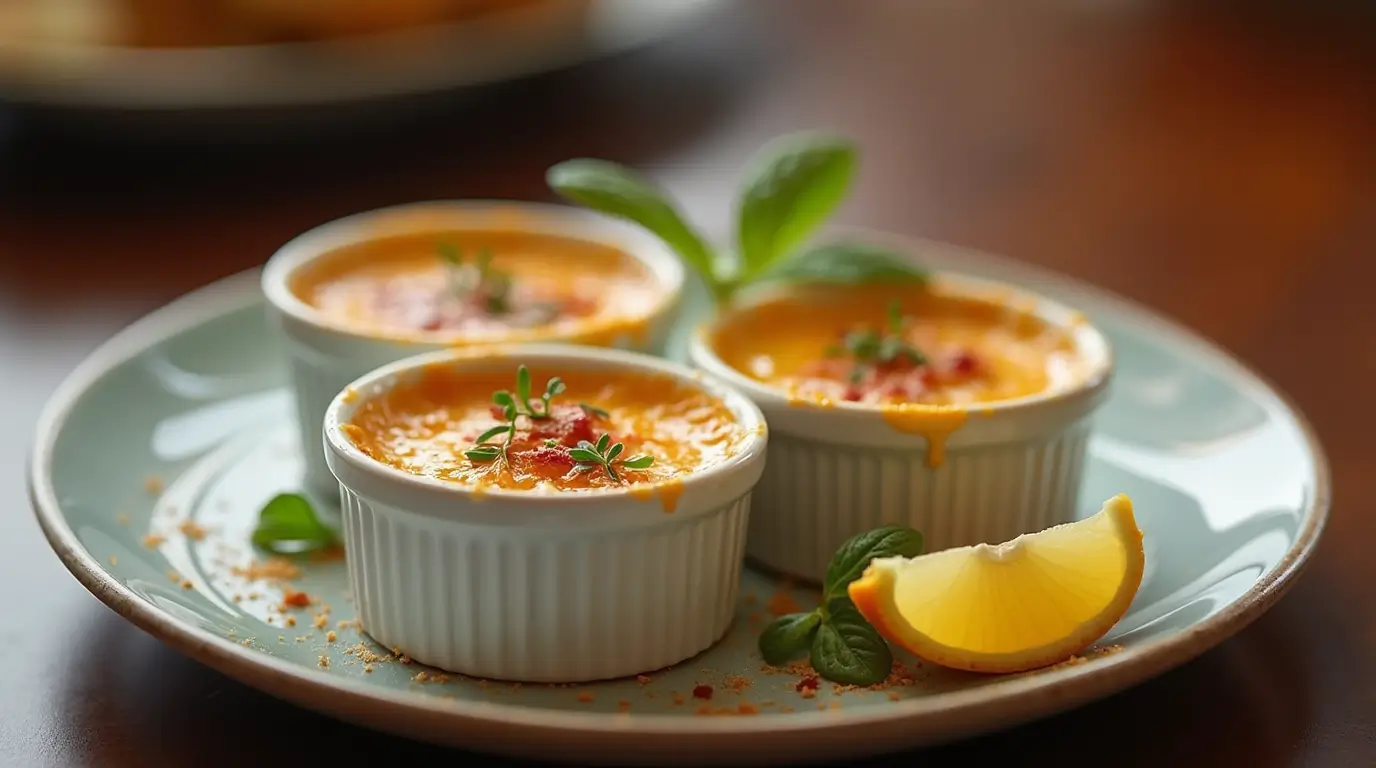 crab brulee recipe.